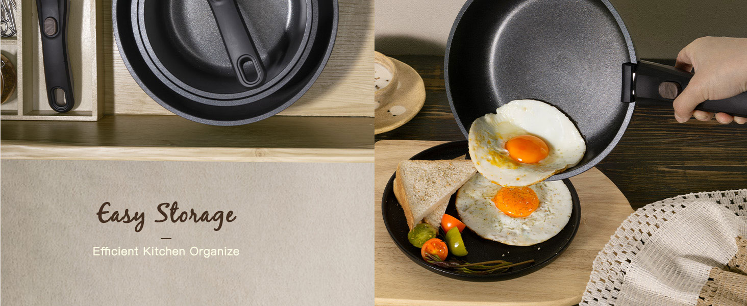 pots and pans set non stick