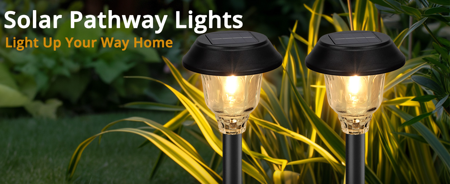 Solar Lights Outdoor Pathway Lights