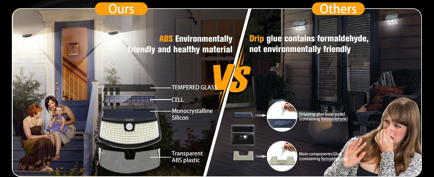 solar motion outdoor lights