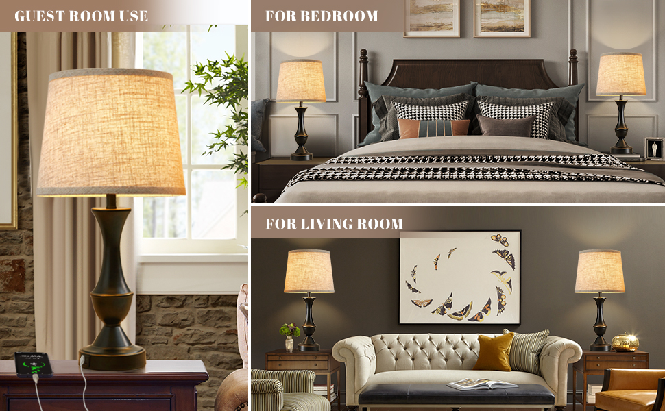 lamps for bedrooms set of 2