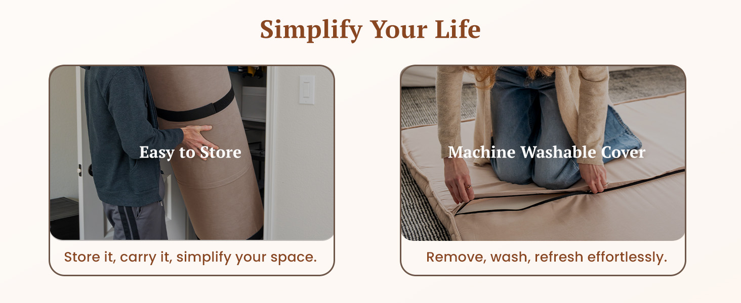 Easy storage and easy clean