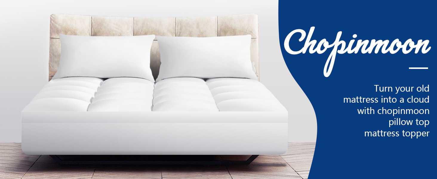 mattress topper pad cover pillow top bed topper cooling breathable soft back pain relief