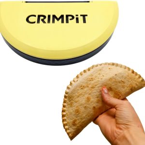 CRIMPiT Large Tortilla Sealer - For 10-12” Flour Tortillas | Make Sealed Tacos, Quesadillas, Burritos & More | Mess-Free Meals in Seconds | BPA-Free, Dishwasher Safe | Made in UK & USA