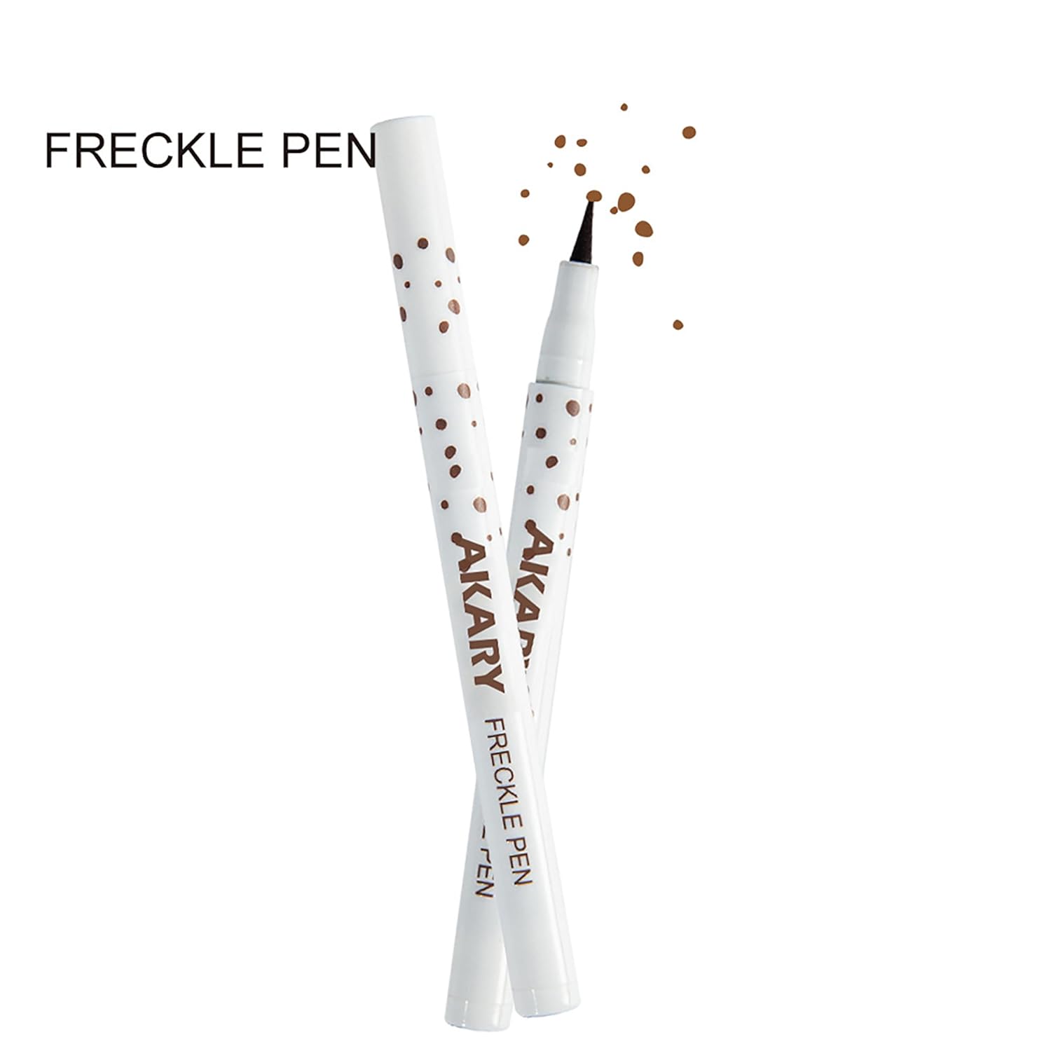 AKARY Freckle Pen Professional Lifelike Face Concealer Point Out Natural Waterproof Longlasting Soft Artificial Freckles Fine Makeup Freckle Pen Life Face Decoration (#02 Natural coffee) - Image 9