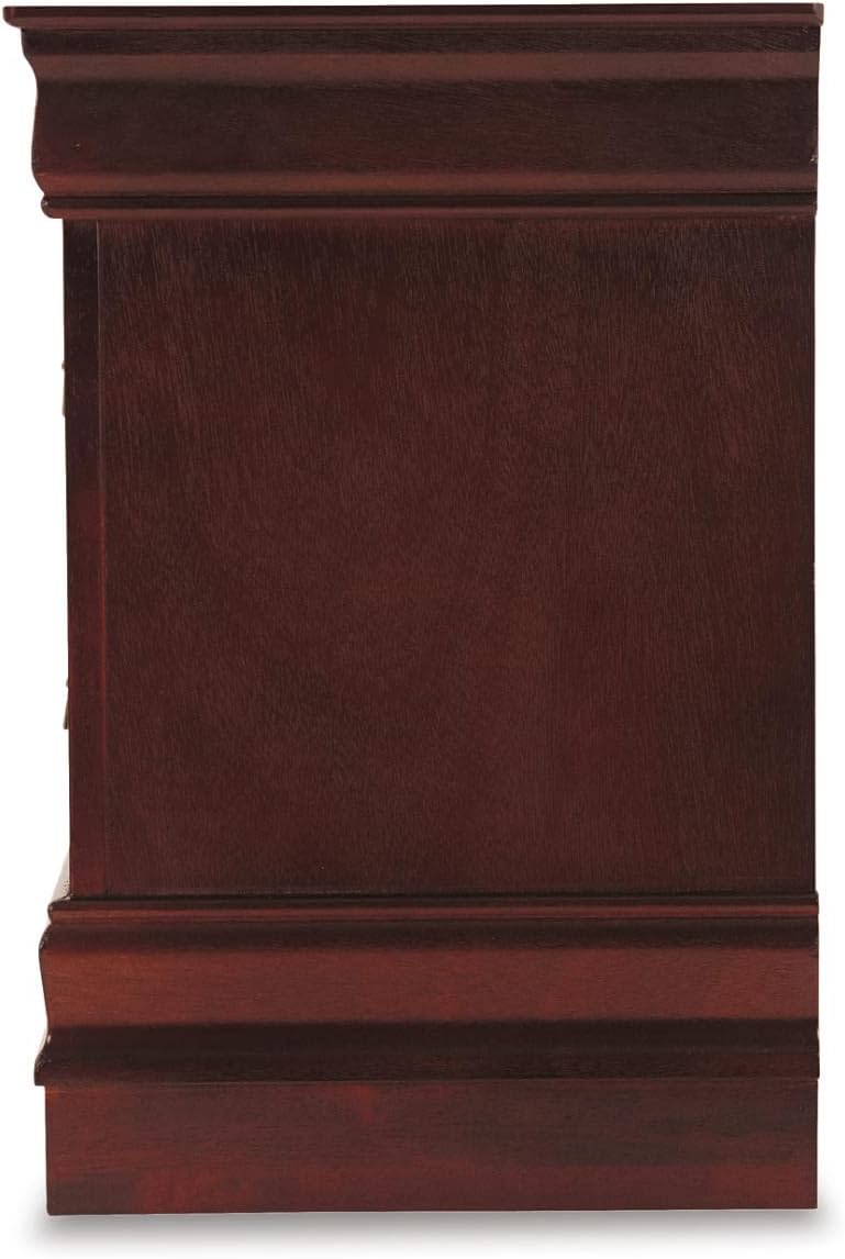 Signature Design by Ashley Alisdair Traditional 2 Drawer Nightstand, 23.75" Tall, Dark Brown - Image 7