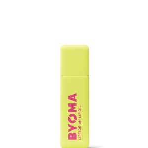 BYOMA Liptide pH Lip Oil - Glossy, Non-Sticky Gloss with pH Adaptive Tint - Peptide Lip Treatment with Peptides, Avocado & Tamanu Oils - Softens, Plumps, Hydrates - 0.16 oz