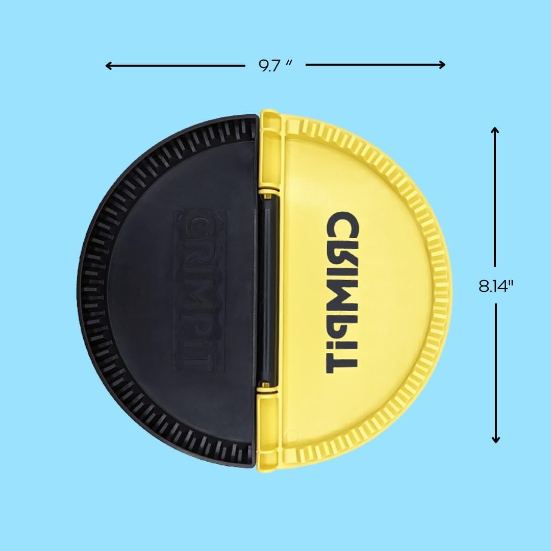 CRIMPiT Large Tortilla Sealer - For 10-12” Flour Tortillas | Make Sealed Tacos, Quesadillas, Burritos & More | Mess-Free Meals in Seconds | BPA-Free, Dishwasher Safe | Made in UK & USA - Image 5