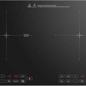 GASLAND SwiftChef Double Burner Induction Cooktop, 1800W Induction Countertop with 8 Power Levels, Dual Cooker with Sensor Touch Control, Child Safety Lock & Timer, ETL-certified for Tiny House