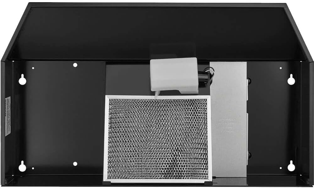 Broan-NuTone 413023 Ductless Range Hood Insert with Light, Exhaust Fan for Under Cabinet, 30-Inch, Black - Image 3