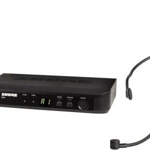 Shure BLX14/P31 Wireless Microphone System - 14-Hour Battery Life, 300 ft Range, UHF | Includes PGA31 Headset Mic, Bodypack Transmitter, Single Channel Receiver | H10 Band (BLX14/P31-H10)