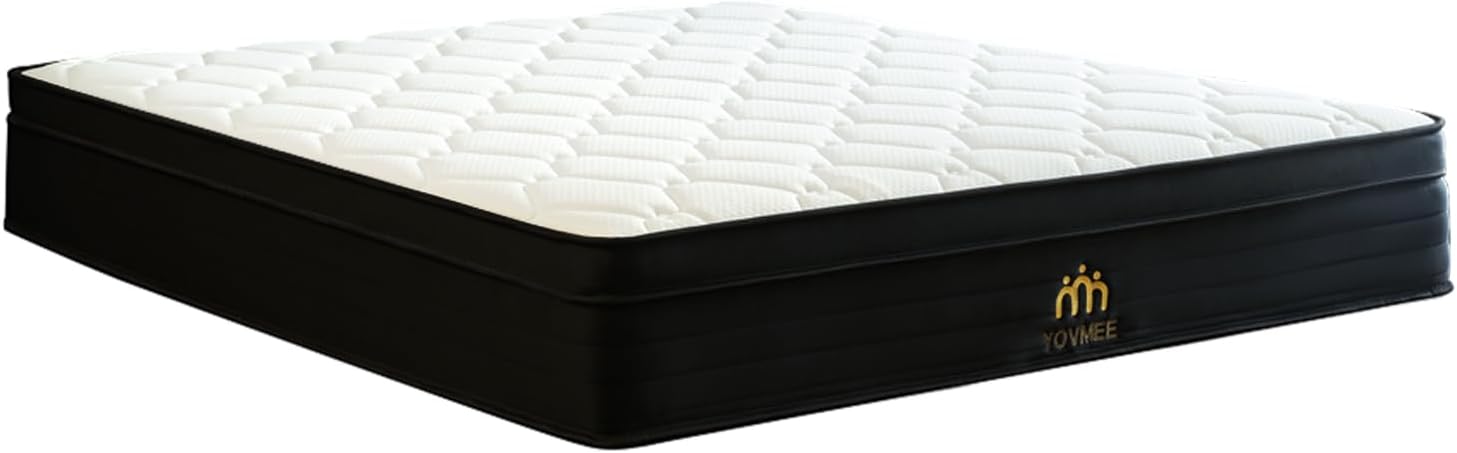 Twin Mattress 8 Inch Hybrid Mattress in a Box Memory Foam & Individual Pocket Spring Motion Isolation Edge Support Pressure Relief Medium Firmness Certified Foams & Fabric Fiberglass Free - Image 13