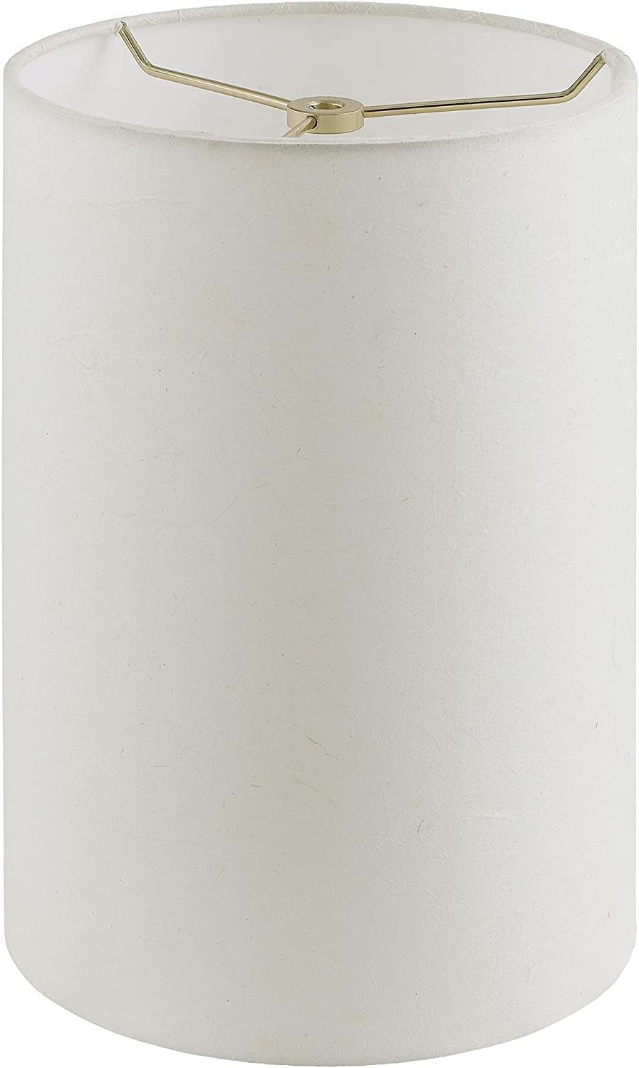 Aspen Creative 31289A Transitional Drum (Cylinder) Shape Spider Construction Lamp Shade in Off White 8" wide (8" x 8" x 11") - Image 2