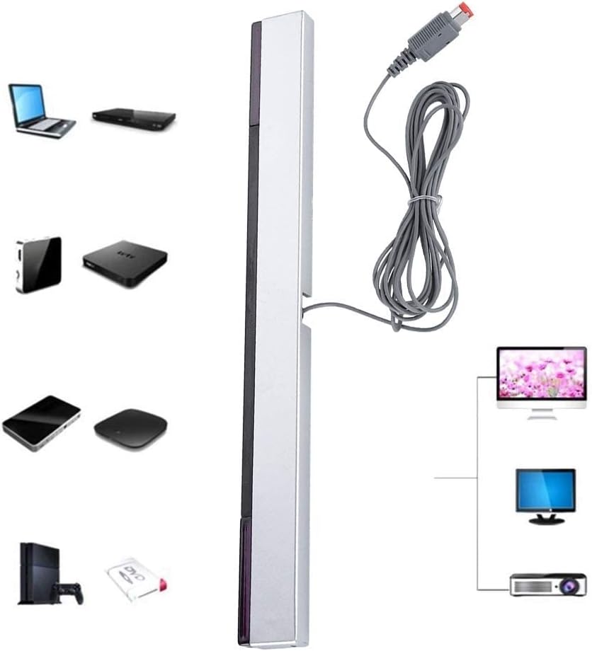 Wii Sensor Bar Original Wii Sensor,IR Signal Ray Sensor Bar Wired Receiver with a Stand,for Nintendo WII/WIIU - Image 7