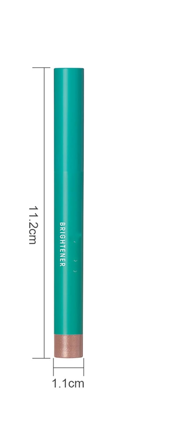 4Pcs Eyeshadow Stick, Eye shadow Brightener Stick Glitter Highlighter Makeup Eye Liner, Shimmer Creamy Long Lasting Eye Makeup(4 colors - Image 5