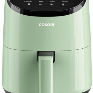 COSORI Air Fryer 2.1 Qt, 4-in-1 Small Mini Airfryer, Bake, Roast, Reheat, 97% Less Oil, Compact & Quiet, Nonstick & Dishwasher Safe Basket, 30 In-App Recipes with Nutrition Facts, Auto-Shut Off, Green