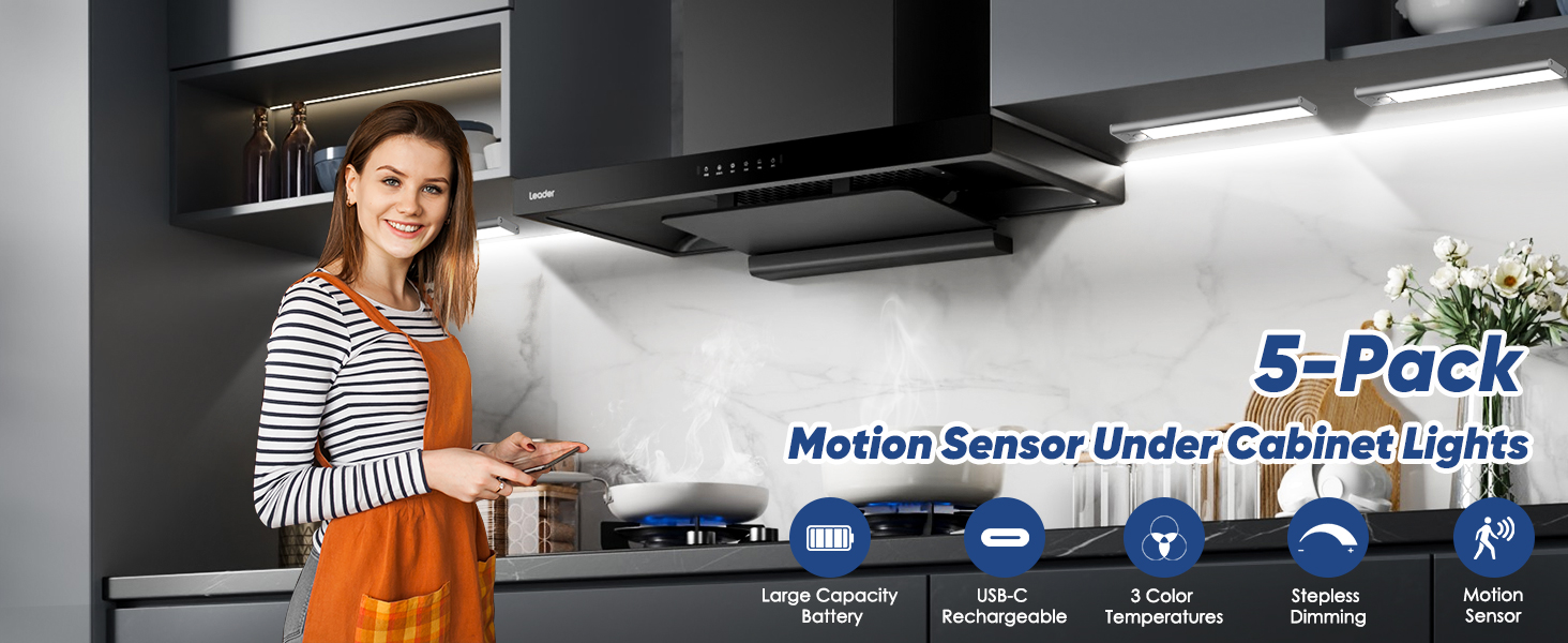 5-Pack Under Cabinet Lighting