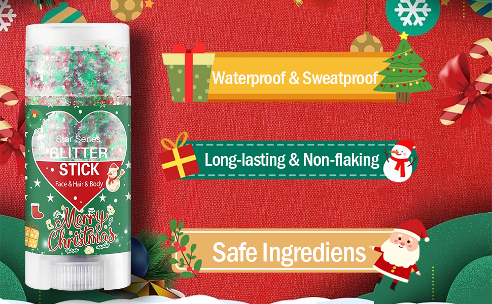 Christmas body glitter