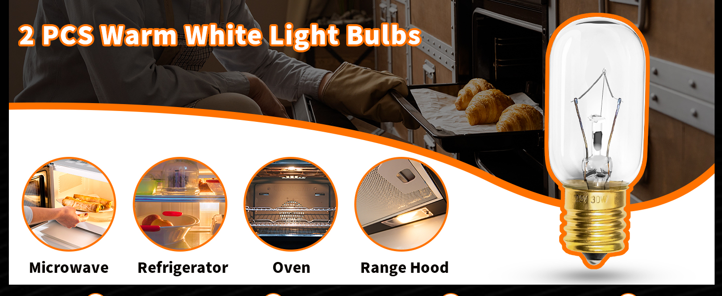 oven light bulbs microwave range hood