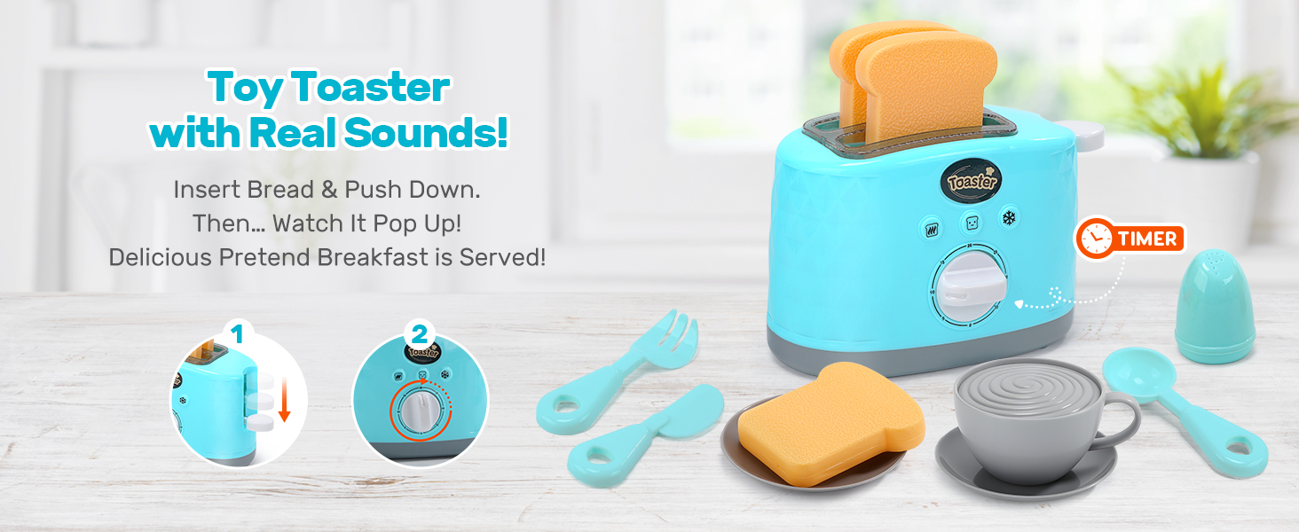 CUTE STONE Play Kitchen Appliances Toy Set