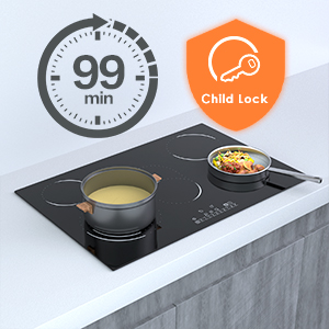 induction cooktop 5 burner