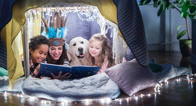 white string lights indoor