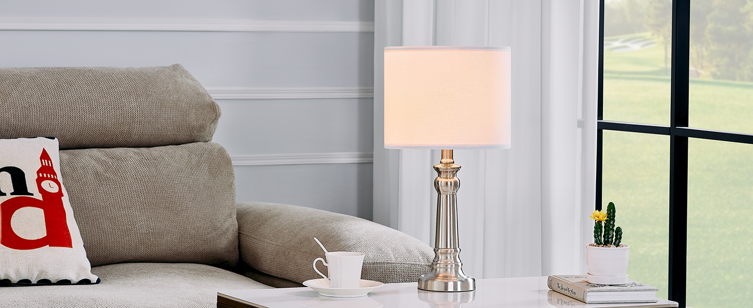 decorative lamp white lamps set of 2