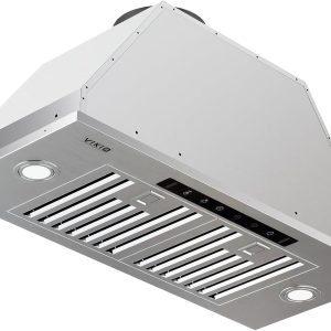 Range Hood Insert 30 Inch, 980 CFM Built-in Kitchen Vent Hood, Ducted/Ductless Convertible, Stainless Steel Range Hood with Gesture & Touch Control, Kitchen Hoods for Over Stove