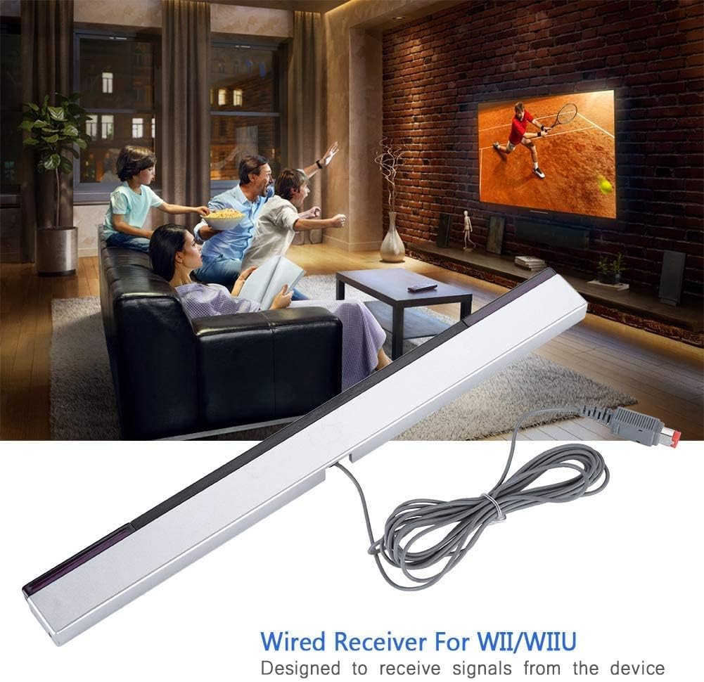 Wii Sensor Bar Original Wii Sensor,IR Signal Ray Sensor Bar Wired Receiver with a Stand,for Nintendo WII/WIIU - Image 5