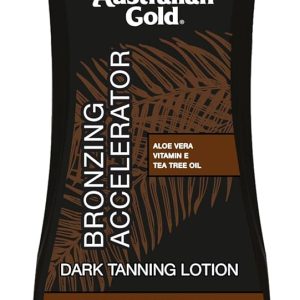 Australian Gold Dark Tanning Accelerator Lotion With Bronzer, 8 Ounce, New Package Same Formula, B003GX5SSC