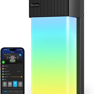 Govee Outdoor Wall Light, 1500LM Smart RGBIC Porch Lights Outdoor with 45 Scene Modes, IP65 Waterproof for Outdoor Decor, DIY, Wall Sconce Works with Alexa, Google Assistant and Matter, 1 Pack