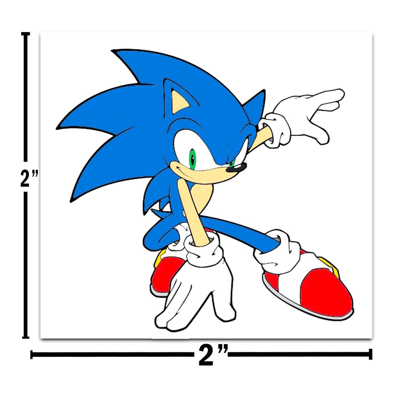 Sonic the Hedgehog Tattoos Party Favors Bundle ~ 72 Perforated Individual 2" x 2" Sonic Temporary Tattoos for Kids Boys Girls (Sonic Party Supplies) - Image 3