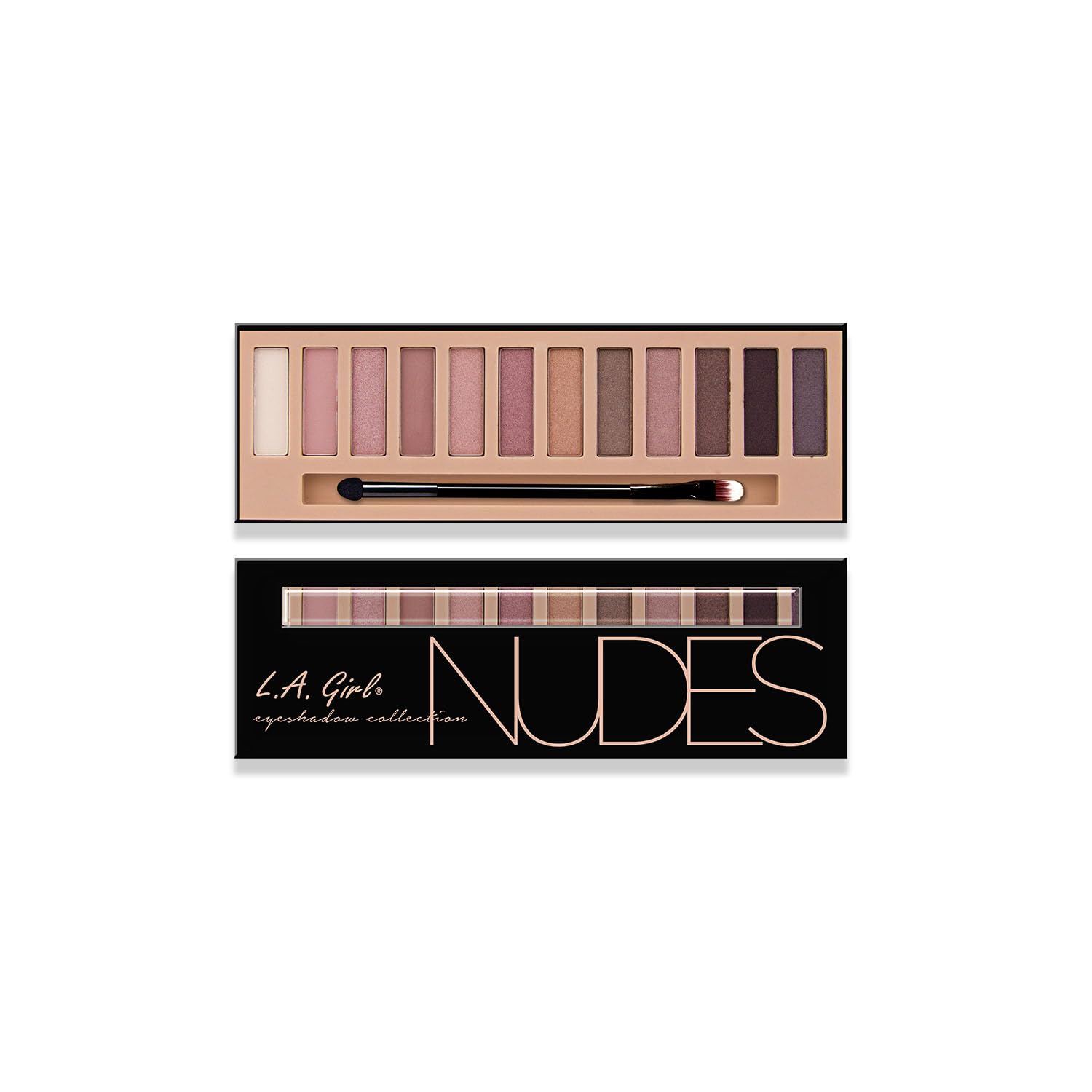 L.A. Girl Beauty Brick Eyeshadow Collection, Nudes GES331A - Image 2