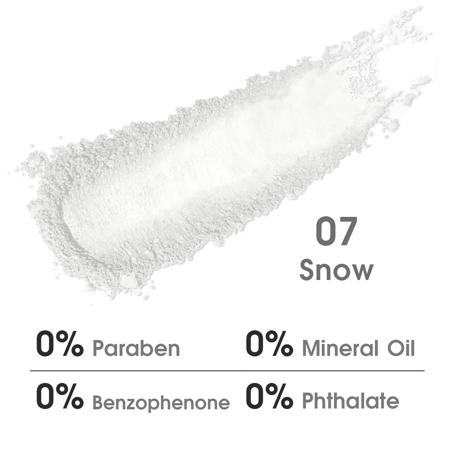 UCANBE White Single Eyeshadow Palette, Highly Pigmented Matte Eye Shadow Powder, Professional Long-Lasting Waterproof Makeup Palette - Image 2