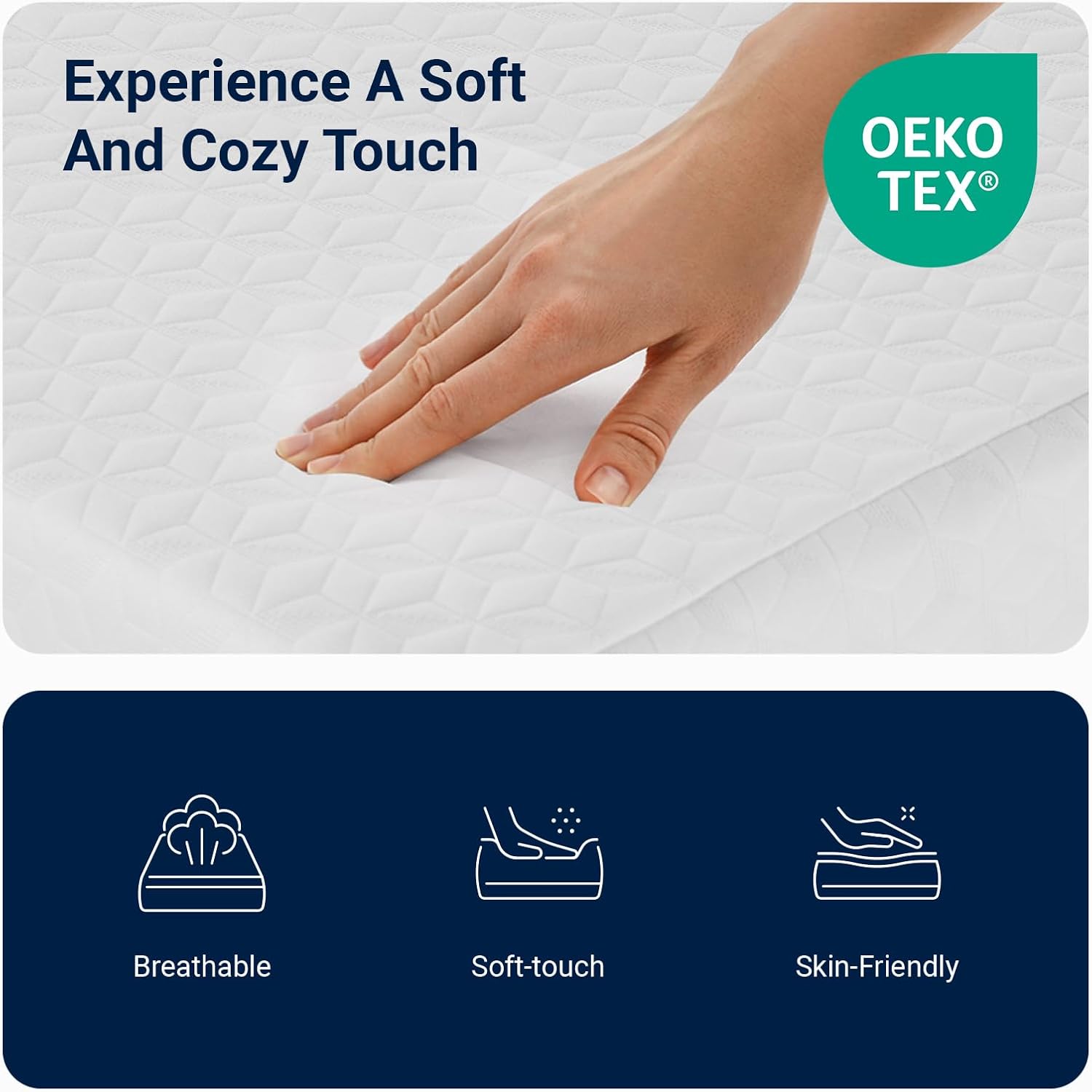 Avenco Queen Mattress, 6 Inch Memory Foam Queen Size Mattress in a Box for Comfort Sleep & Pressure Relief, CertiPUR-US Certified Medium Firm - Image 5