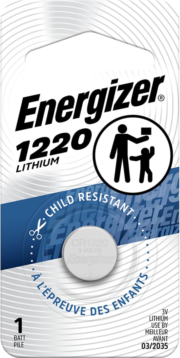 Energizer 1220 Lithium Coin Battery, 1 Pack