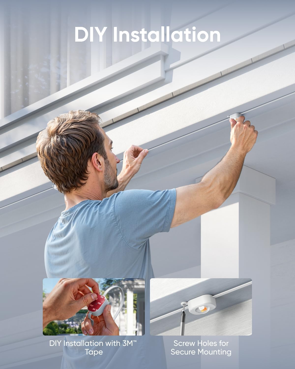 eufy Permanent Outdoor Lights E22, 150ft with 90 Triple-LED Lights, Smart RGBWW, Daily and Holiday, Up to IP67 Waterproof, AI Lighting Themes for Halloween, Christmas, Links with Cameras, White - Image 9