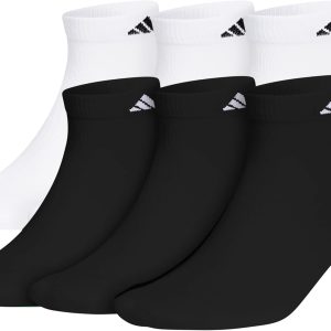 adidas Men's Athletic Cushioned Low Cut Ankle Socks (6-Pair Pack)