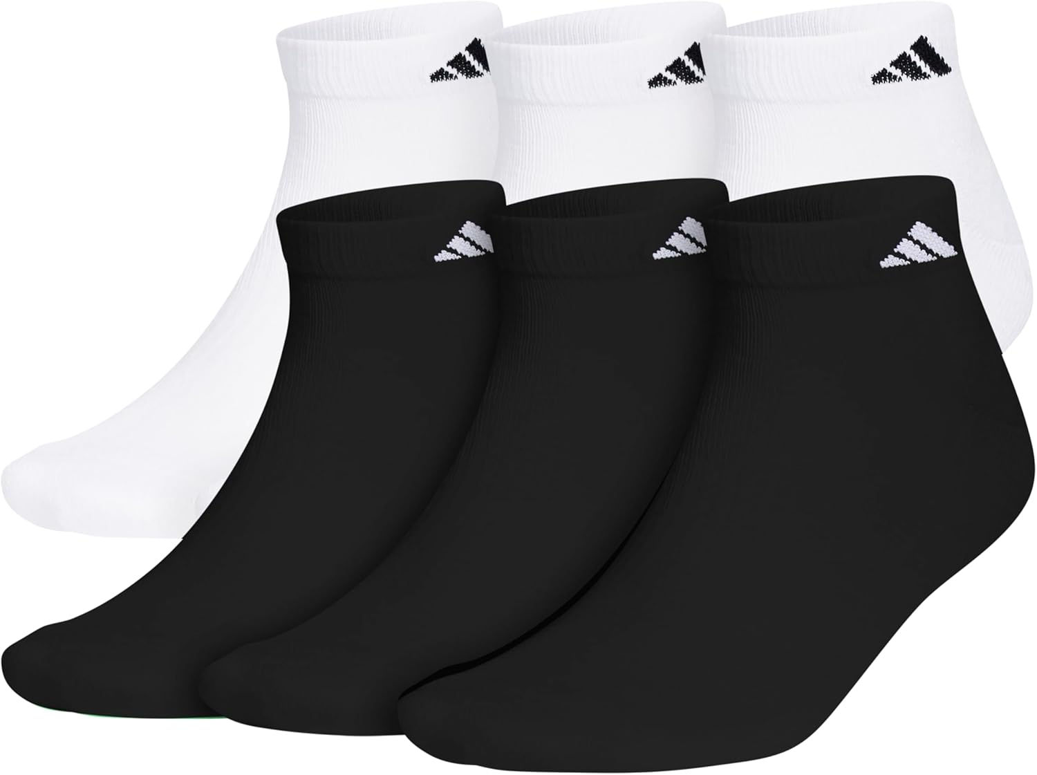 adidas Men's Athletic Cushioned Low Cut Ankle Socks (6-Pair Pack)