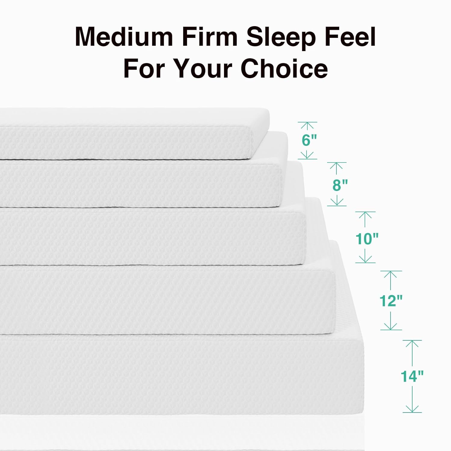 Novilla Memory Foam Mattress Full, 10 Inch Full Size Mattress with Comfort Foam & High-Density Support Foam for Pressure Relief & Contour Support Mattresses in a Box, Medium Firm Feel - Image 8