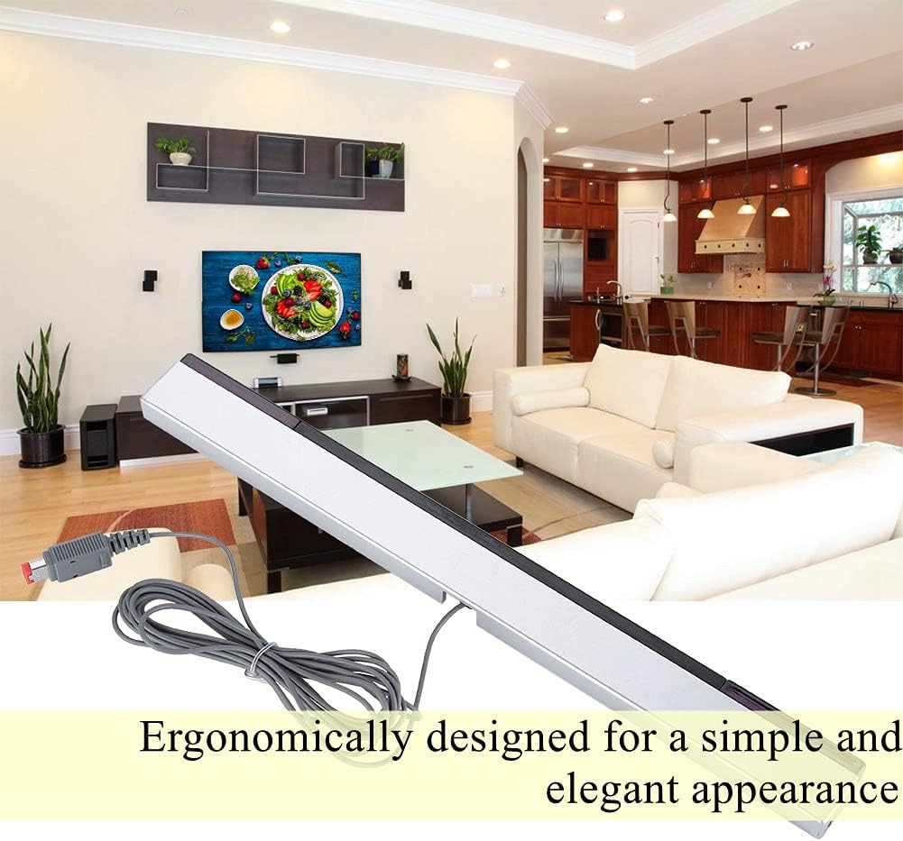 Wii Sensor Bar Original Wii Sensor,IR Signal Ray Sensor Bar Wired Receiver with a Stand,for Nintendo WII/WIIU - Image 2
