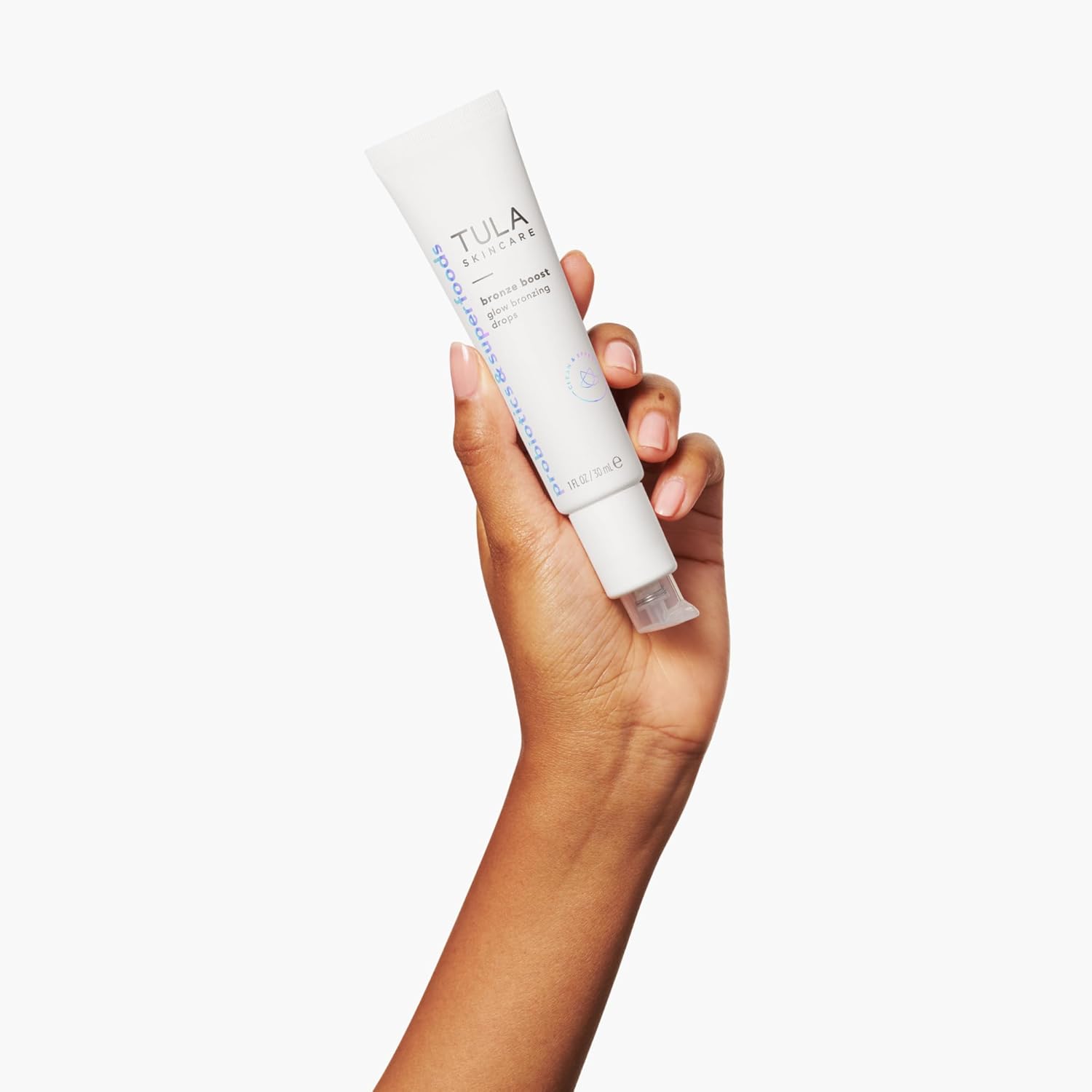 TULA Skin Care Bronze Boost Glow Bronzing Drops - Provides Natural Glow, Evens Skin Tone, Plumps and Hydrates Skin, Contains Niacinamide, Hyaluronic Acid and Green Tea, 1 Fl Oz. - Image 3