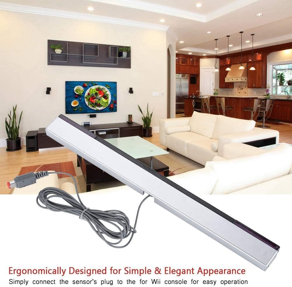 Wii Sensor Bar Original Wii Sensor,IR Signal Ray Sensor Bar Wired Receiver with a Stand,for Nintendo WII/WIIU - Image 8