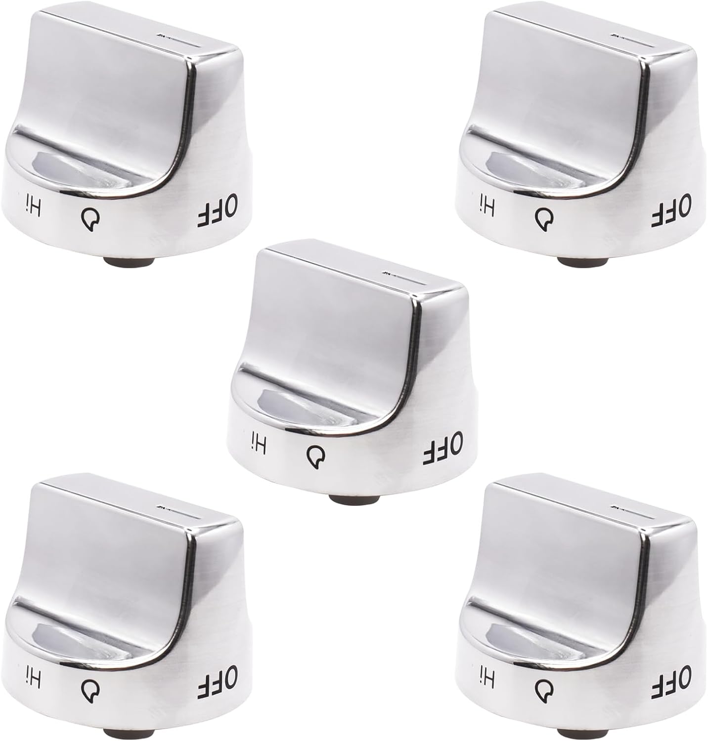 W11239985 Control Knob w10850015 Compatible With Whirlpool Gas Ranges Replace 4845290 AP6333411 PS12578779 EAP12578779 (5 pack)