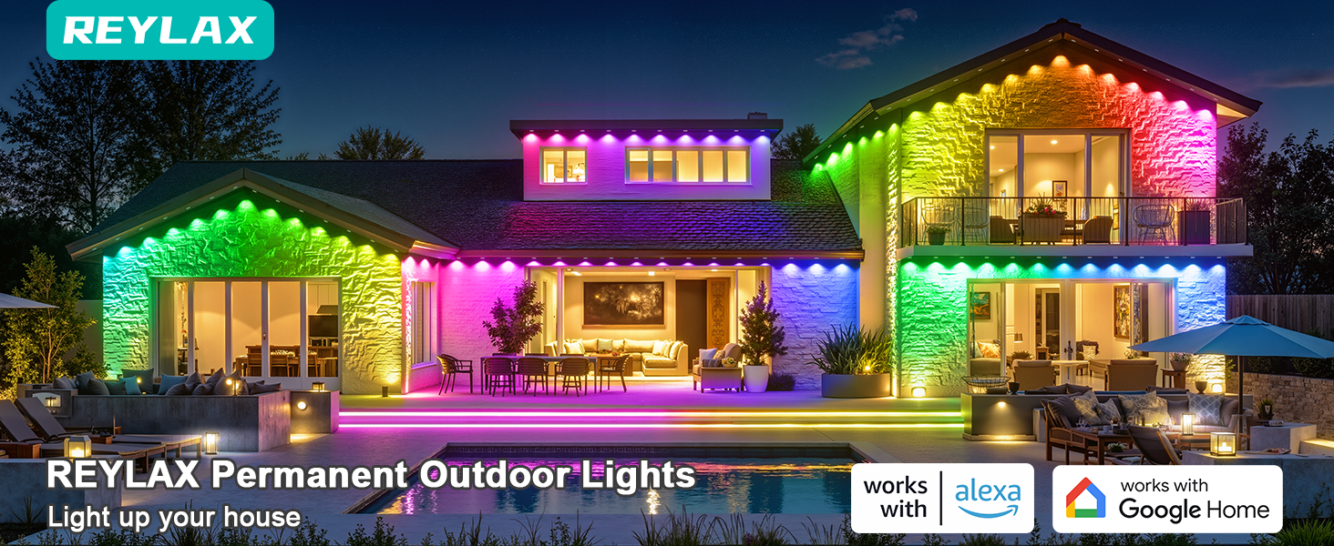 permanent outdoor lights