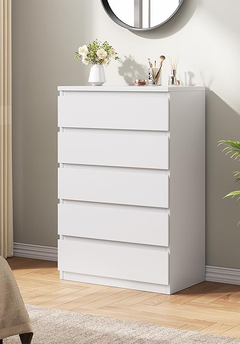 white dresser