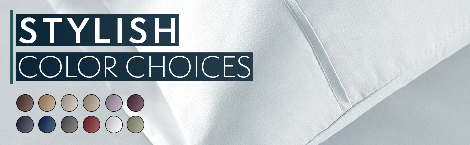 Stylish color choices