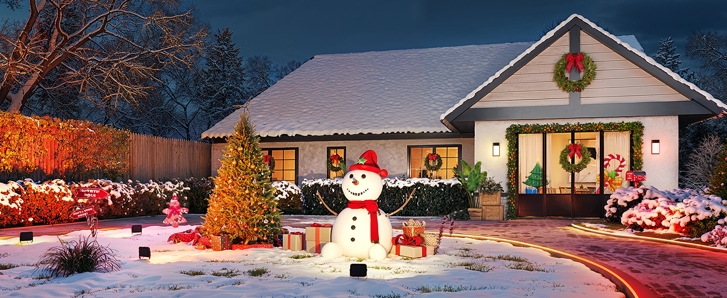 Christmas decorations outdoor Christmas lights led lights