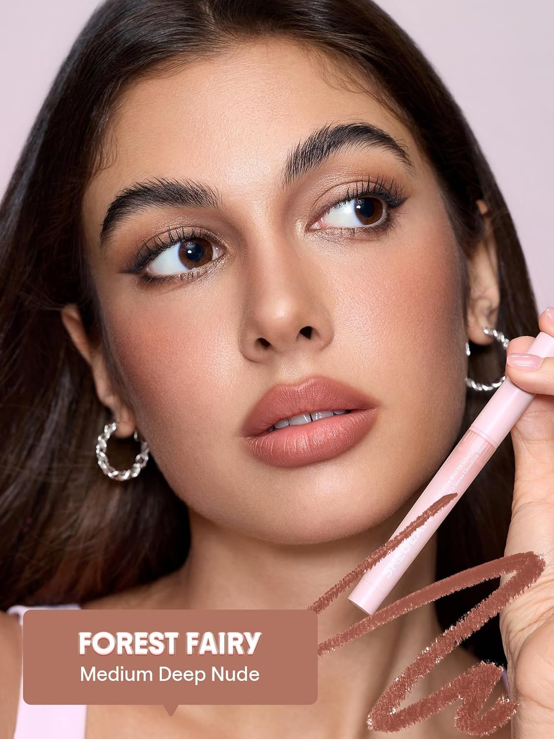 SHEGLAM Cloudline Blur Lip Liner Long Lasting,Vegan & Cruelty-Free Lip Stain-Forest Fairy - Image 3