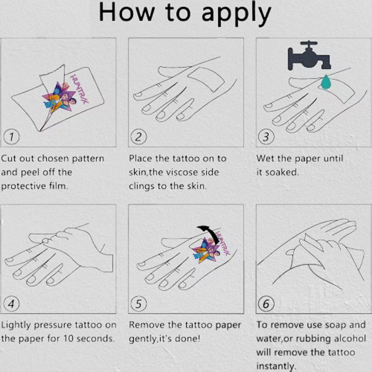 40pcs Sheets Kpop Demon Temporary Tattoos for Kids, Cartoon Kpop Hunters Birthday Party Favors Gifts for Girl Boys Home Activity Class Prizes Carnival Christmas Rewards - Image 4