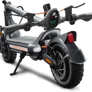 Electric Scooter, 1200W Motor, MAX 50 Miles Long Range & 31 mph Top Speed, with 10.5" Off Road Tires, Dual Brake & Dual Suspension Commuting E-Scooter for Adults and Teens